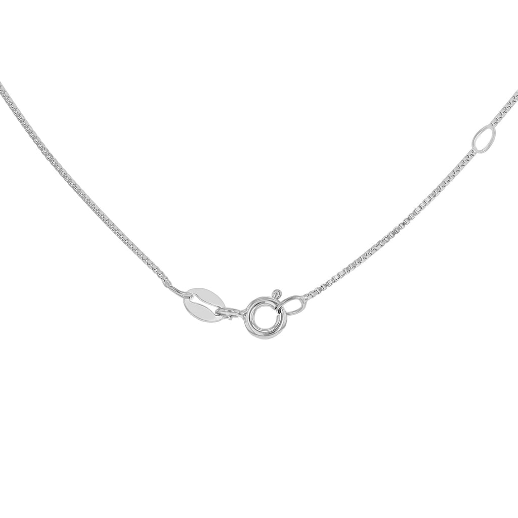 9K White Gold  Chain (Size - 20),  Gold Wt. 2.1 Gms