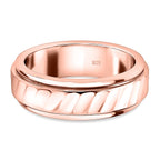 18K Rose Gold Vermeil Plated Band Ring