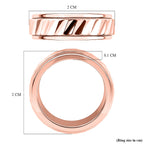 18K Rose Gold Vermeil Plated Band Ring