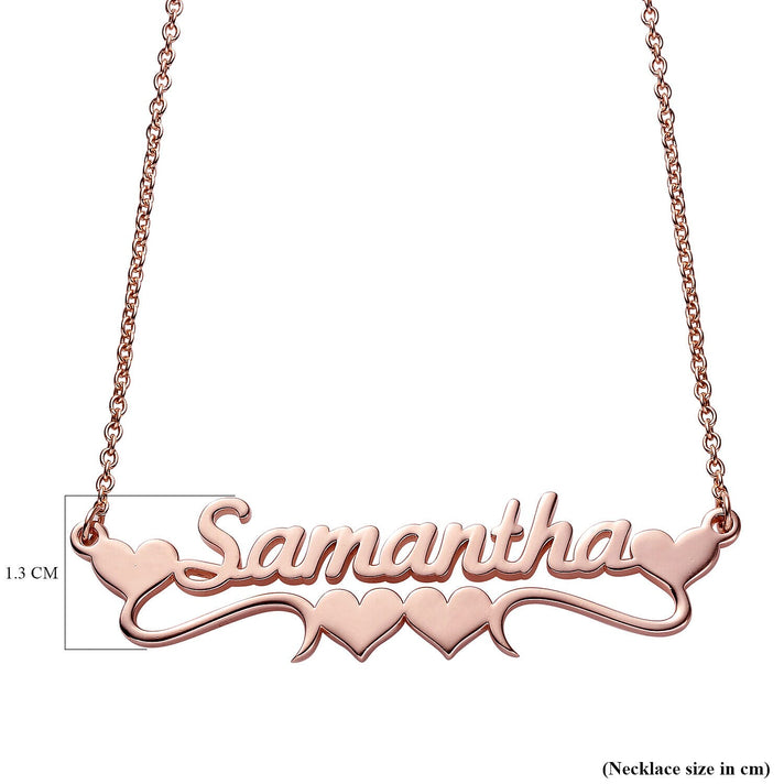 Necklace (Size - 20) in 18K Vermeil Rose Gold Plated Sterling Silver, Silver Wt. 9.80 Gms 7232102 1