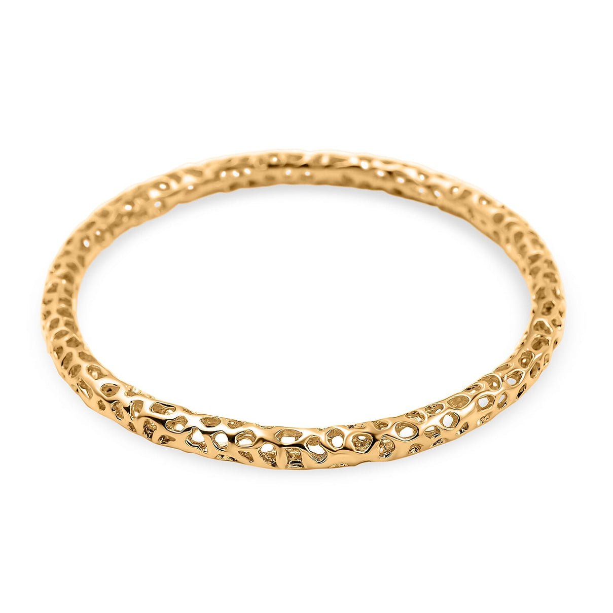 Vermeil YG Sterling Silver Bangle,  Silver Wt. 17.5 Gms 7668565 0