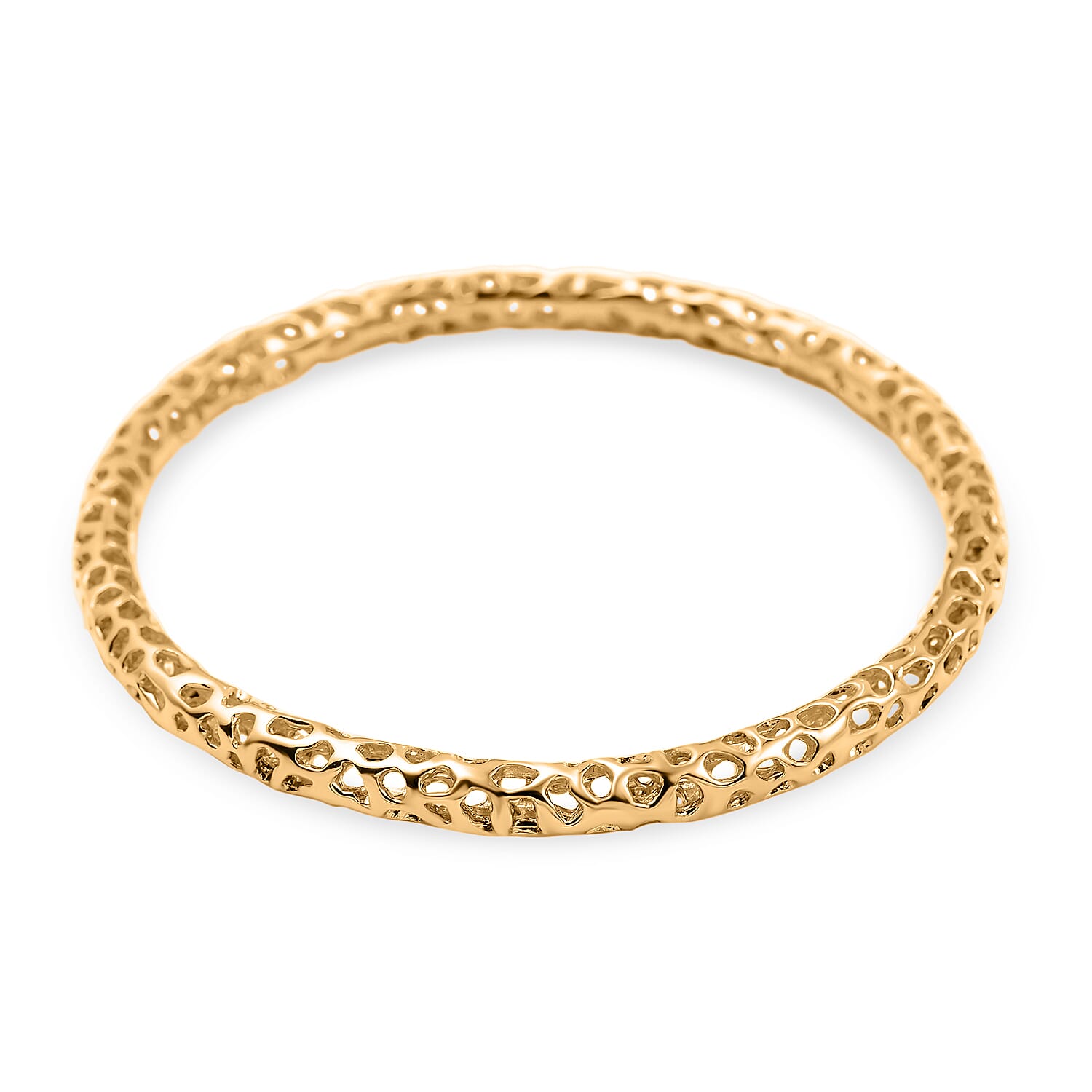 Vermeil YG Sterling Silver Bangle,  Silver Wt. 17.5 Gms 7668565 0