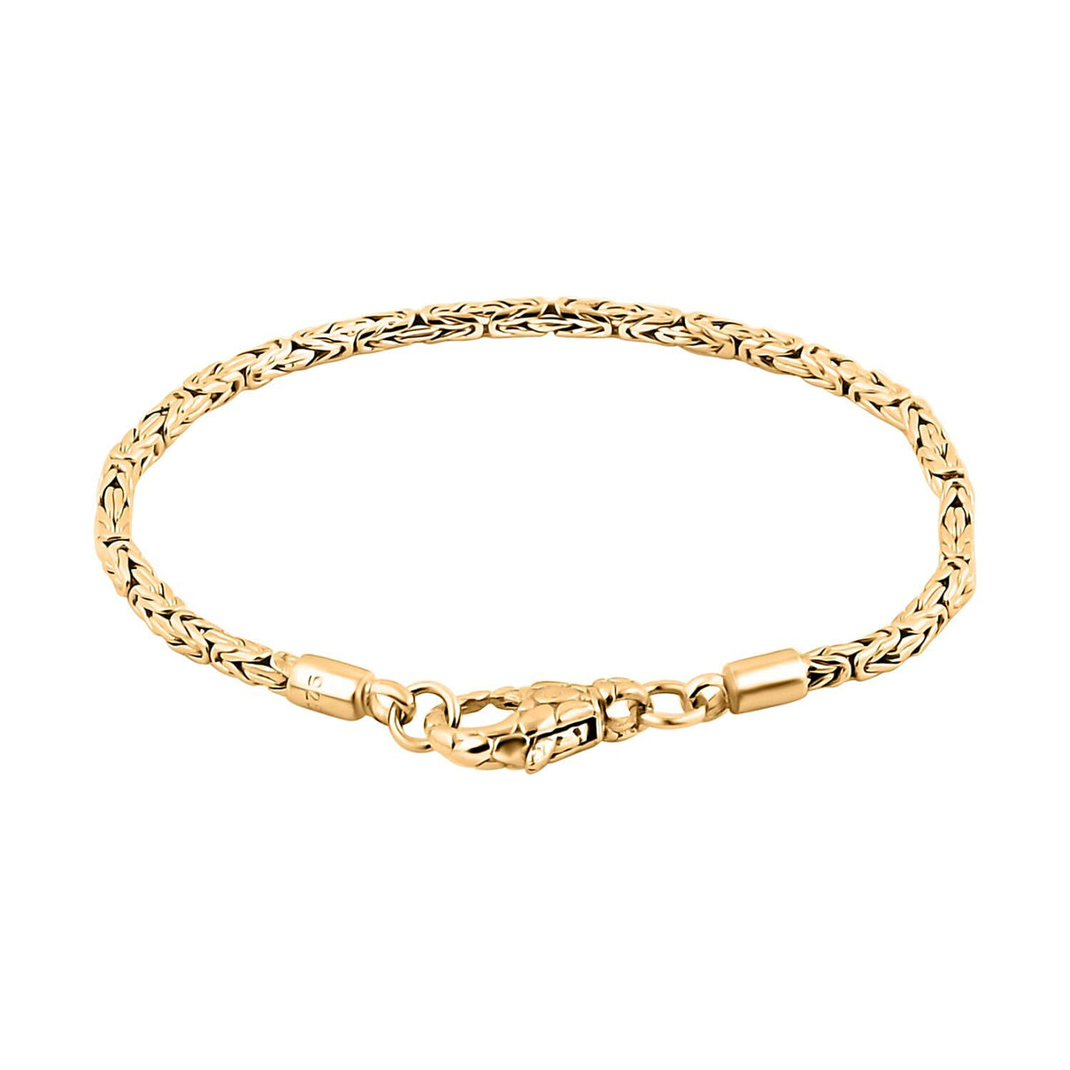 Vermeil Yellow Gold Plated Sterling Silver Borobudur Bracelet (Size - 7.5) 7782970 4