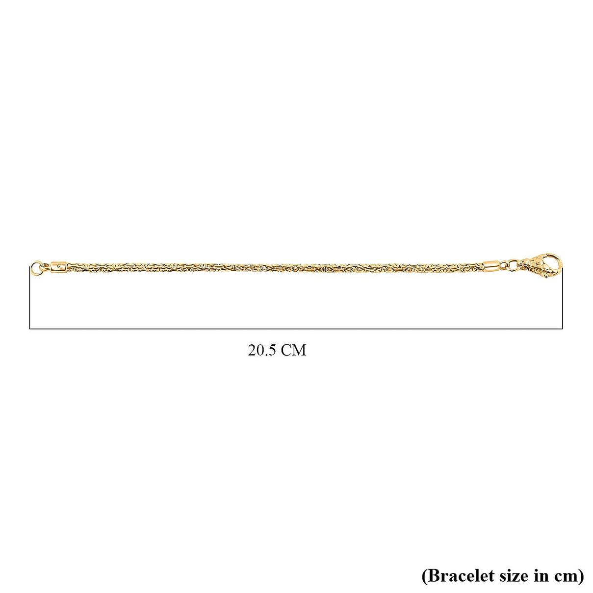Vermeil Yellow Gold Plated Sterling Silver Borobudur Bracelet (Size - 7.5) 7782970 5
