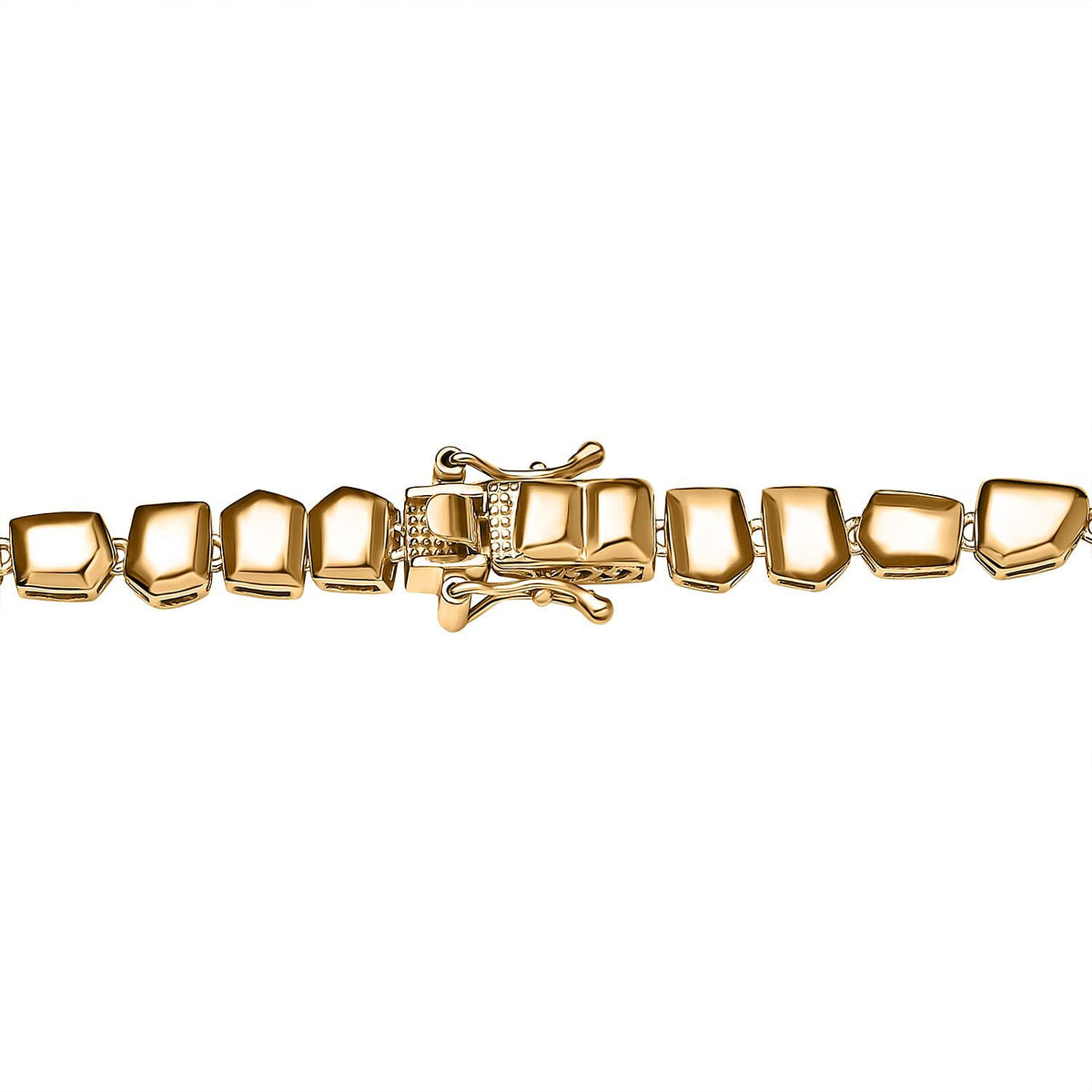 Find of the Month - Abstract Art Inspired Necklace (Size - 20) in 18K Vermeil Yellow Gold Plated Sterling Silver 7668804 3