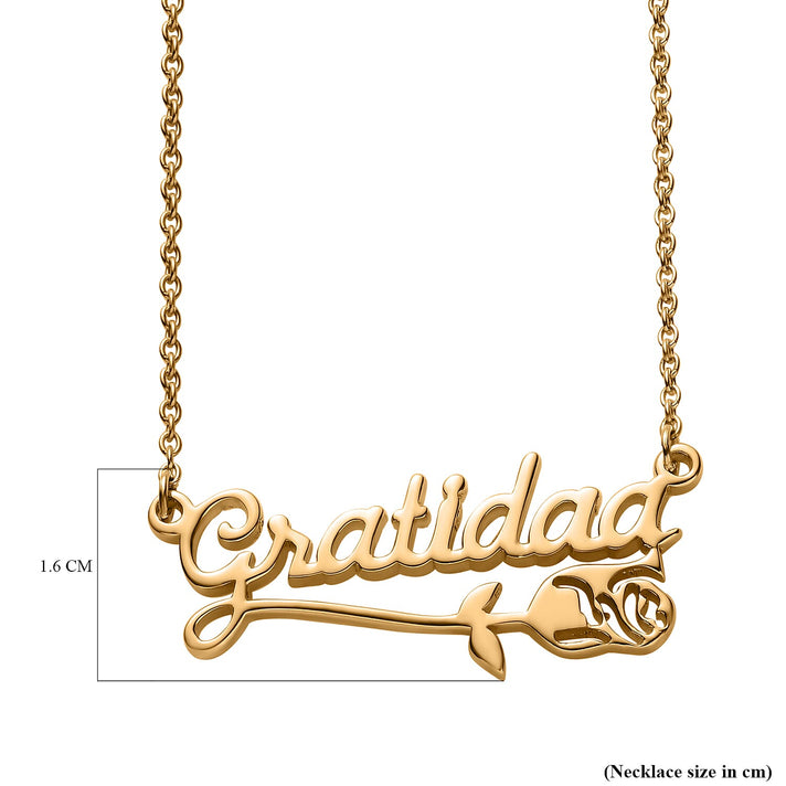 Vermeil YG Sterling Silver Necklace (Size - 20) 7232200 1