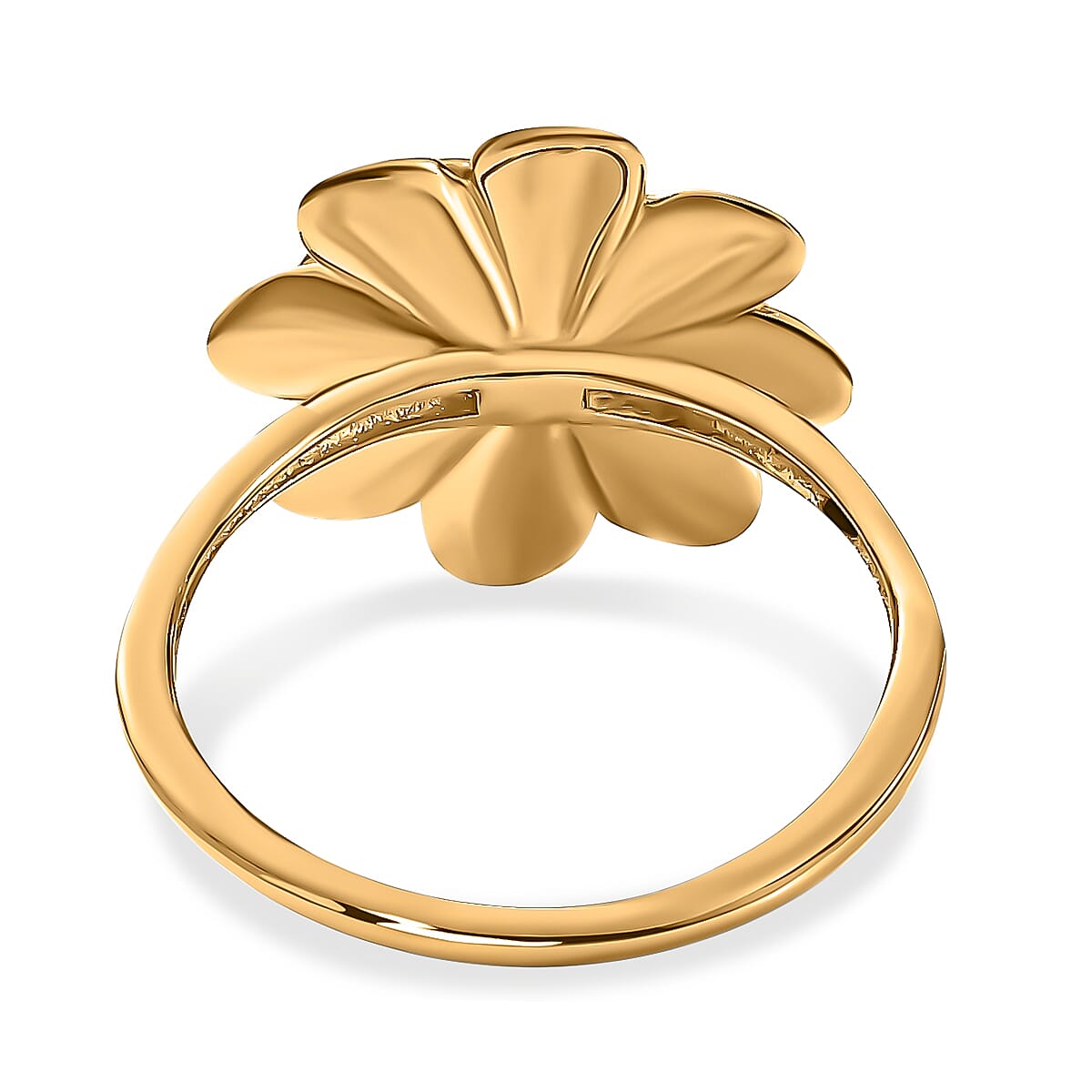 Designer Inspired - 18K Yellow Gold Vermeil Plated Sterling Silver Floral Ring 7635681 4