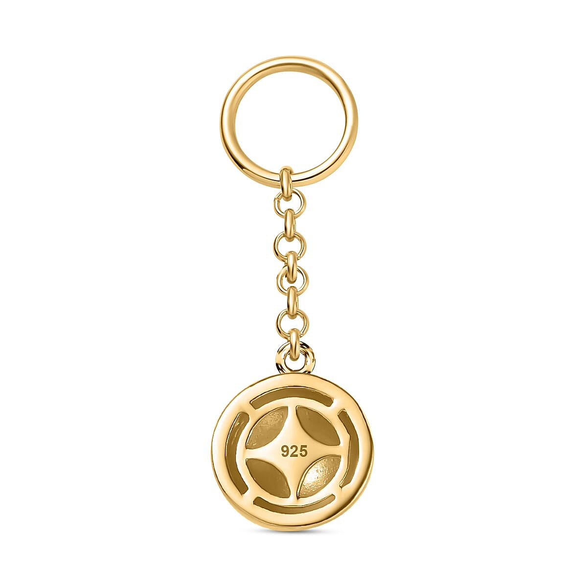 Ball Keychain in 18K Yellow Gold Vermeil Plated Sterling Silver 7704386 4