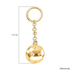 Keychain in 18K Yellow Gold Vermeil Plated Sterling Silver