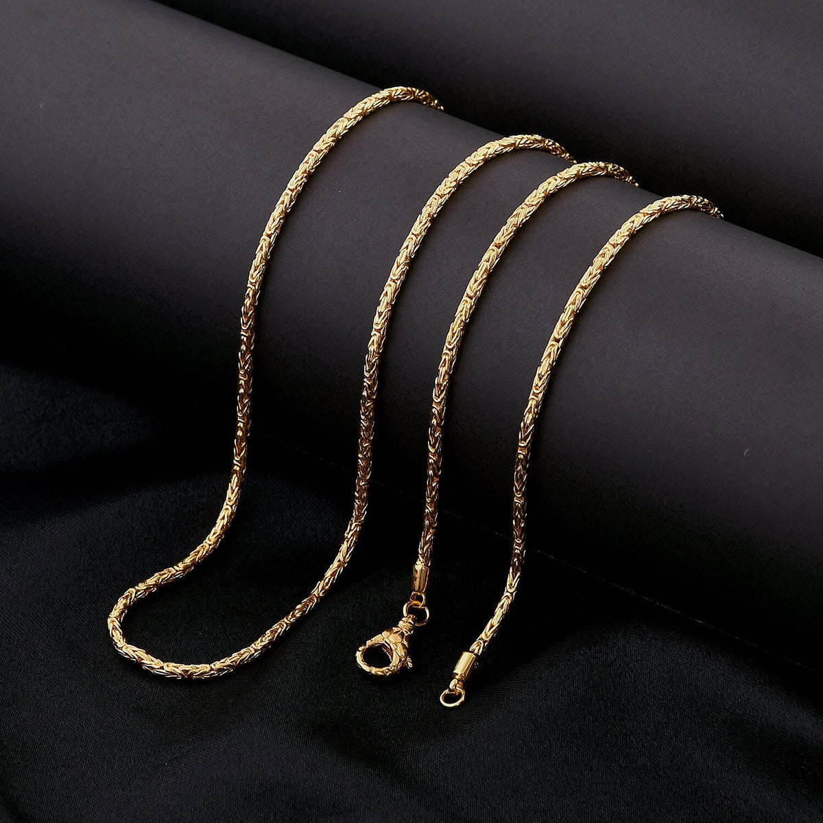 Royal Bali - 22K Gold Vermeil Plated Sterling Silver Borobudur Necklace (Size - 20), Silver Wt. 22.30 Gms 7754098 2
