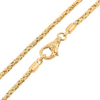 Royal Bali - 22K Gold Vermeil Plated Sterling Silver Borobudur Necklace (Size - 20), Silver Wt. 22.30 Gms