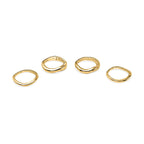 Vermeil Yellow Gold Plated Sterling Silver Ring, Silver Wt. 13 Gms
