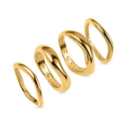 Vermeil Yellow Gold Plated Sterling Silver Ring, Silver Wt. 13 Gms