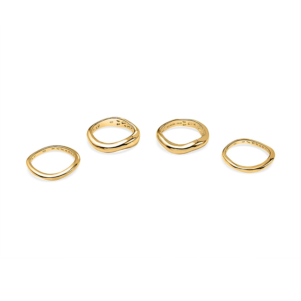 Vermeil Yellow Gold Plated Sterling Silver Ring, Silver Wt. 13 Gms 4182208 0