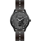 Versace Versus Nero Cint Pelle Quartz Movt. Analog Watch With Black Strap
