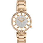 Versus Versace Kirstenhof 36mm Silver Dial 3 ATM Water Resistant Analogue Ladies Watch in Stainless Steel - Rose Gold