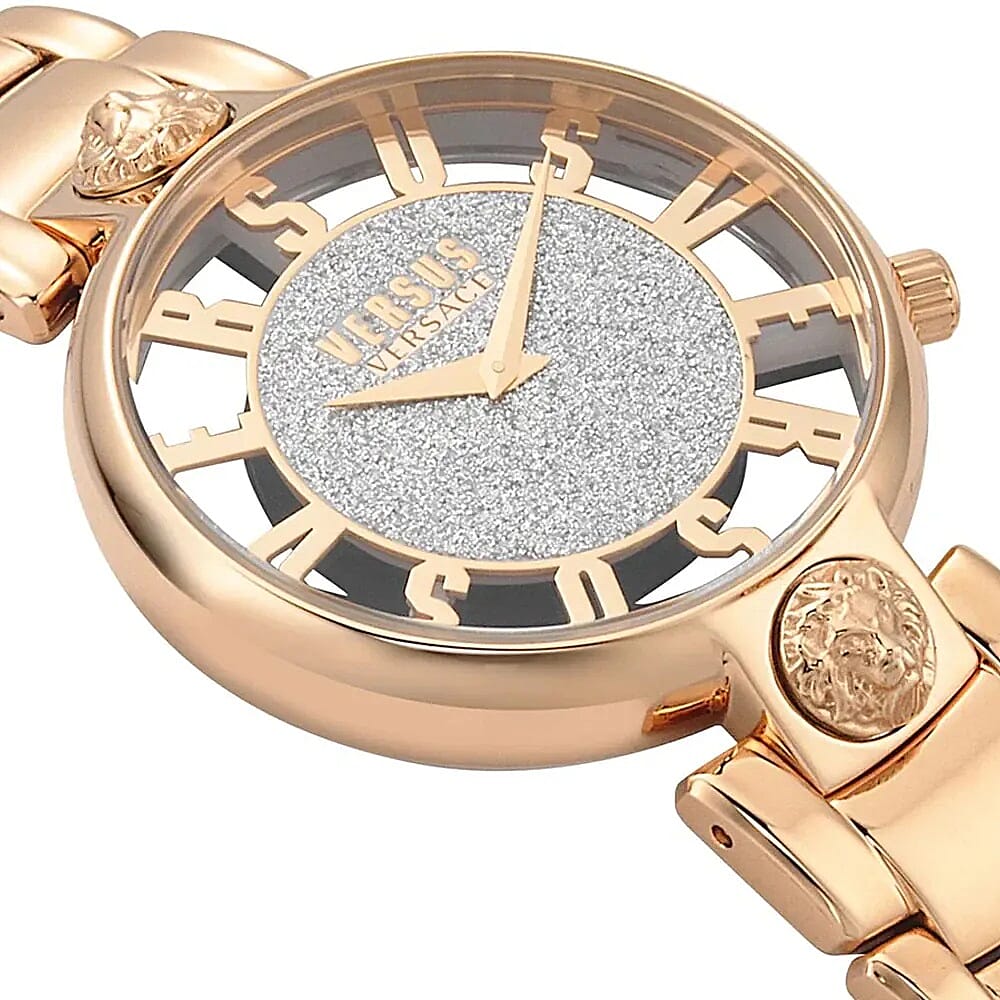 Versace Kirstenhof Analogue Ladies Stainless Steel Watch - Silver 7713612 1