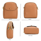 DEAL OF THE DAY - Versatile Small Western Crossbody Bag with Detachable Shoulder Strap - Tan