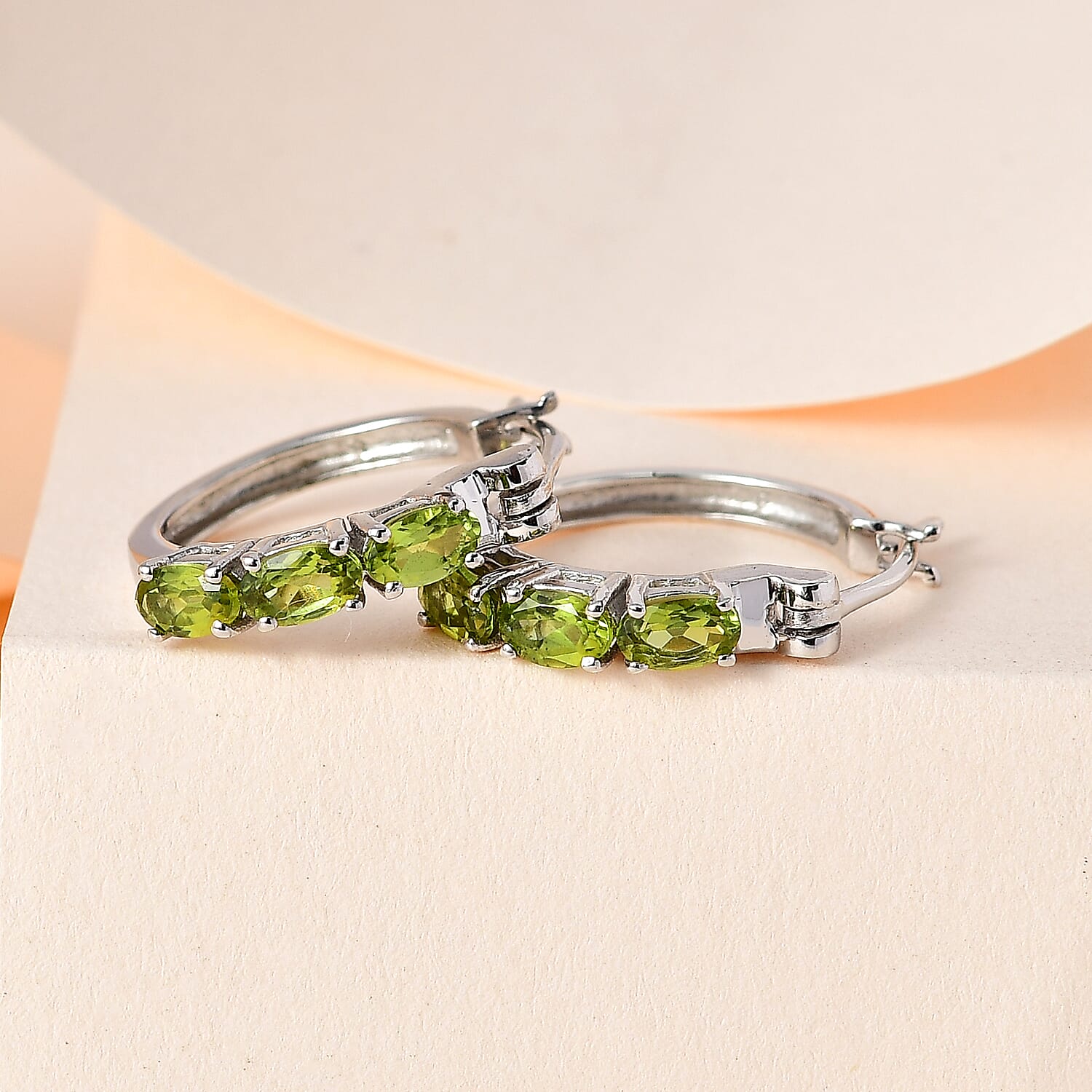 Rare Vesuvianite Earrings in Platinum Overlay Sterling Silver 1.74 Ct 7621940 1