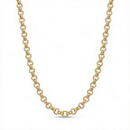 ITALIAN ROMA CLOSEOUT BUY - 9K Yellow Gold Belcher Necklace  (Size - 22) with Lobster Clasp - Gold Wt 10.25gm
