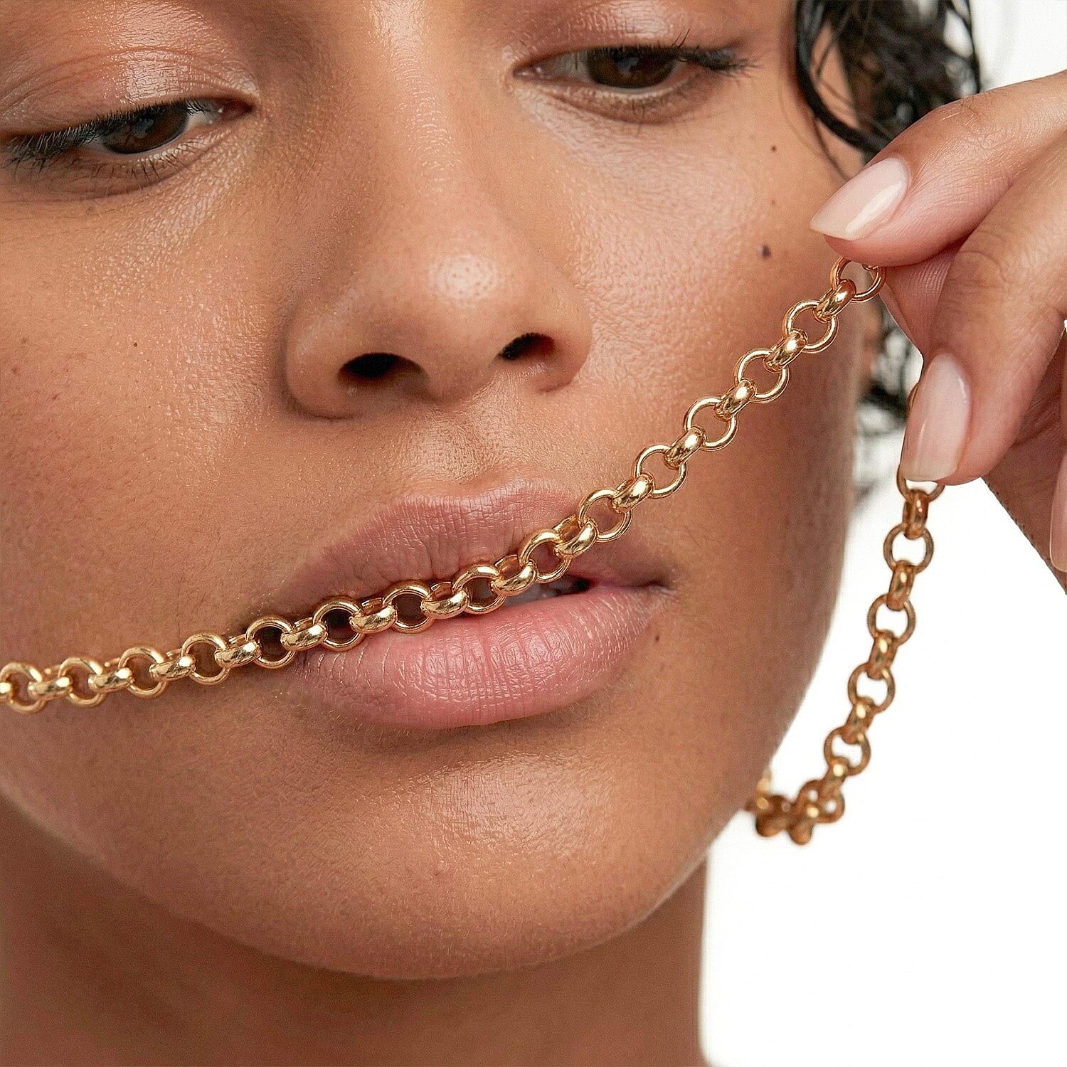 ITALIAN ROMA CLOSEOUT BUY - 9K Yellow Gold Belcher Necklace  (Size - 22) with Lobster Clasp, 8519071 5