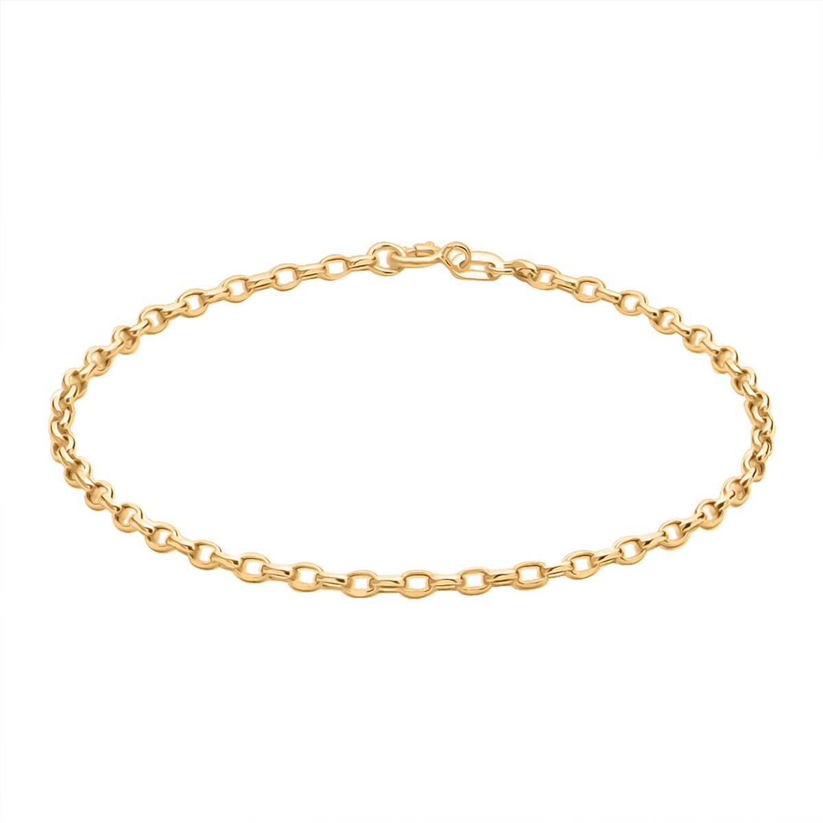 Vicenza Close Out- 9K Yellow Gold Belcher Bracelet (Size - 7.5) 7636327 0