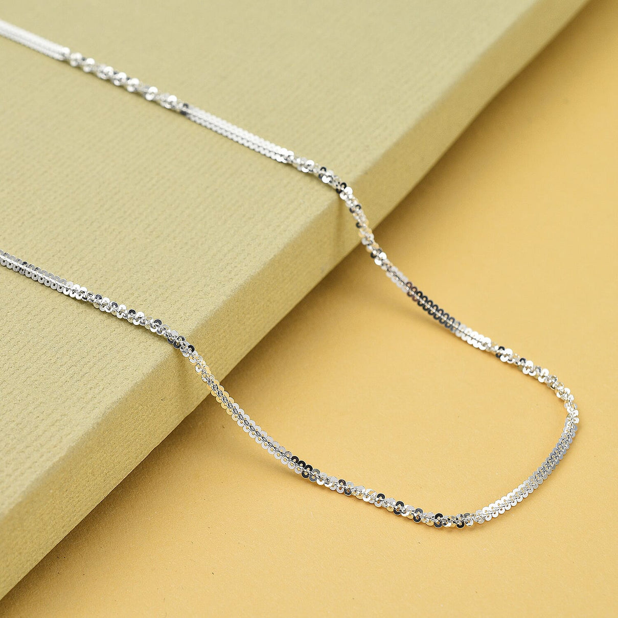 Vicenza Close Out- Sterling Silver Diamond Cut Rock Chain (Size - 30). 7566755 1