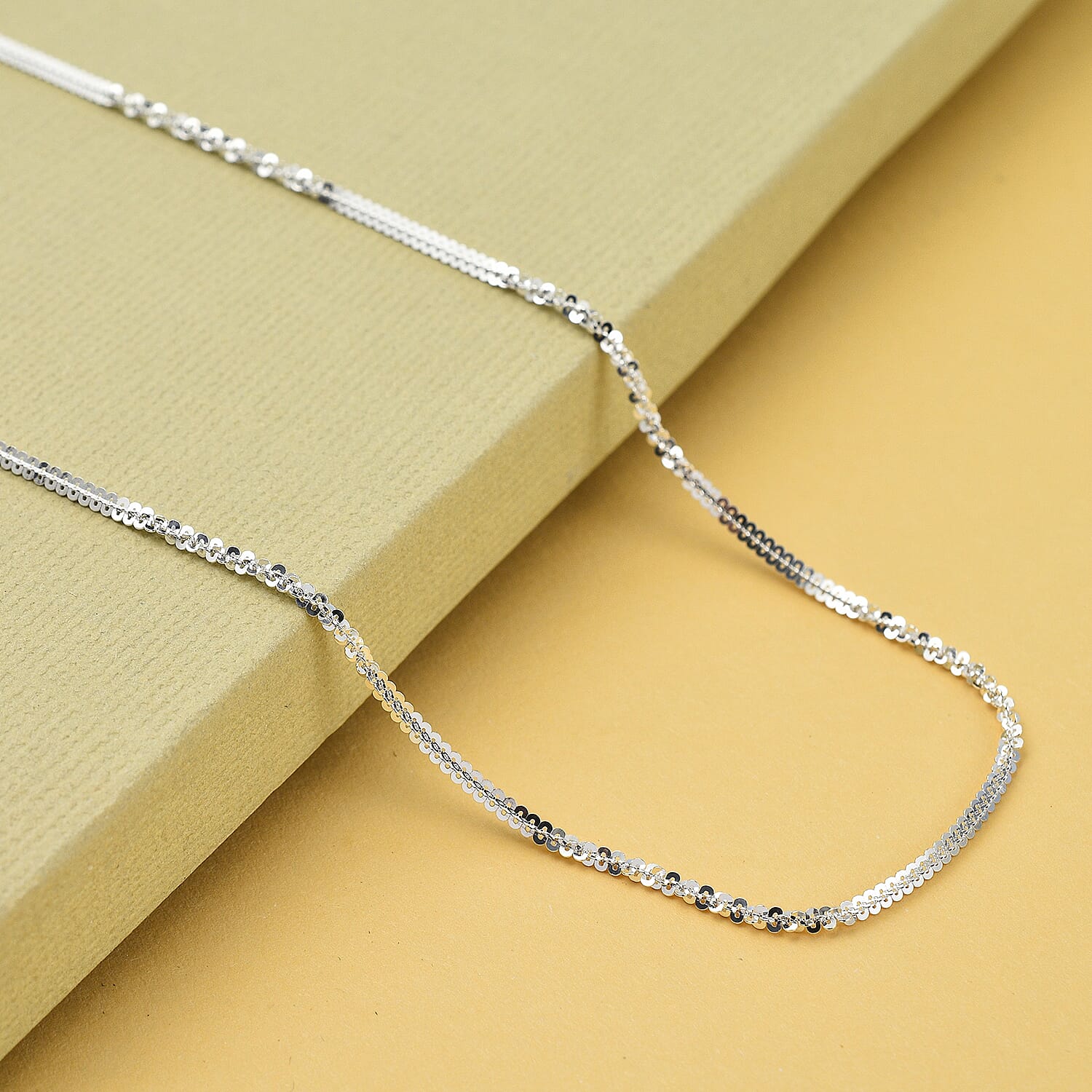 Vicenza Close Out- Sterling Silver Diamond Cut Rock Chain (Size - 30). 7566755 1