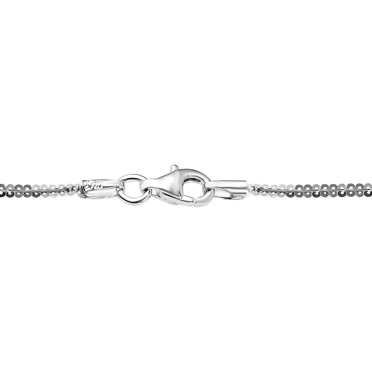 Vicenza Close Out- Sterling Silver Diamond Cut Rock Chain (Size - 30). 7566755 3
