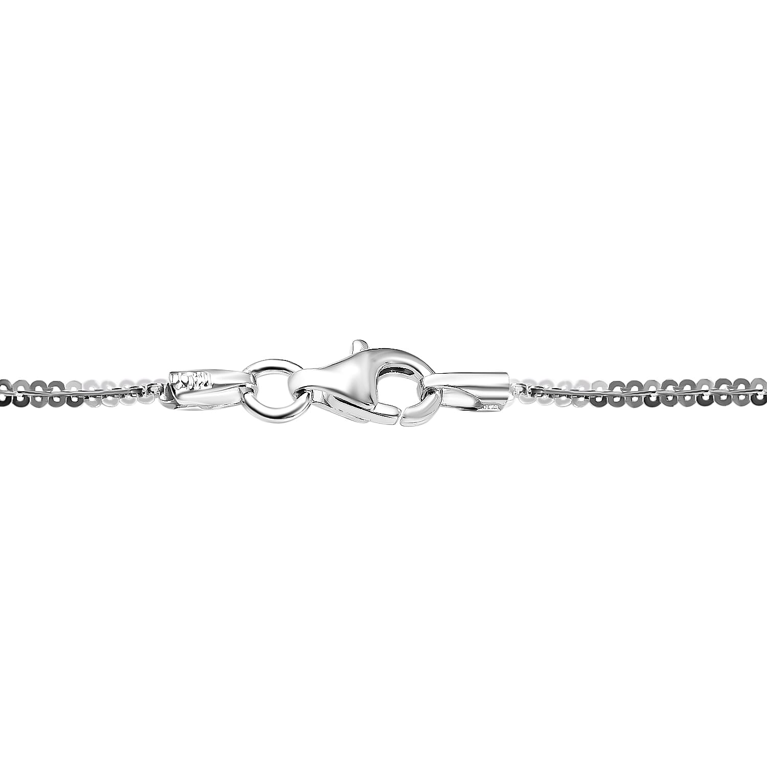 Vicenza Close Out- Sterling Silver Diamond Cut Rock Chain (Size - 30). 7566755 3