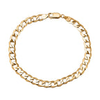 Vicenza Closeout - 9K Yellow Gold Curb Bracelet (Size - 8.5), Gold Wt. 5.10 Gms