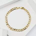 Vicenza Closeout - 9K Yellow Gold Curb Bracelet (Size - 8.5), Gold Wt. 5.10 Gms