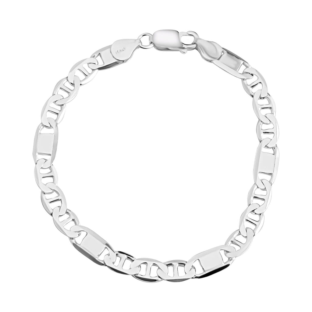 Vicenza Closeout - Designer Inspired Sterling Silver Bracelet (Size -7.5), Silver Wt. 8.55 Gms