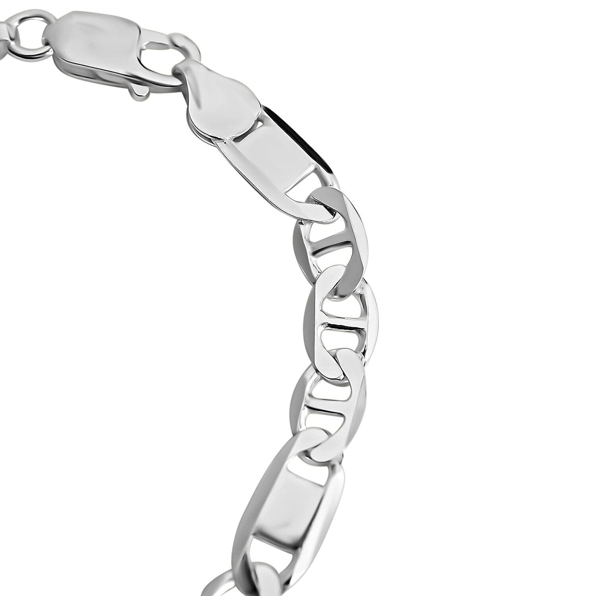 Vicenza Closeout - Designer Inspired Sterling Silver Bracelet (Size -7.5), Silver Wt. 8.55 Gms 7272350 2
