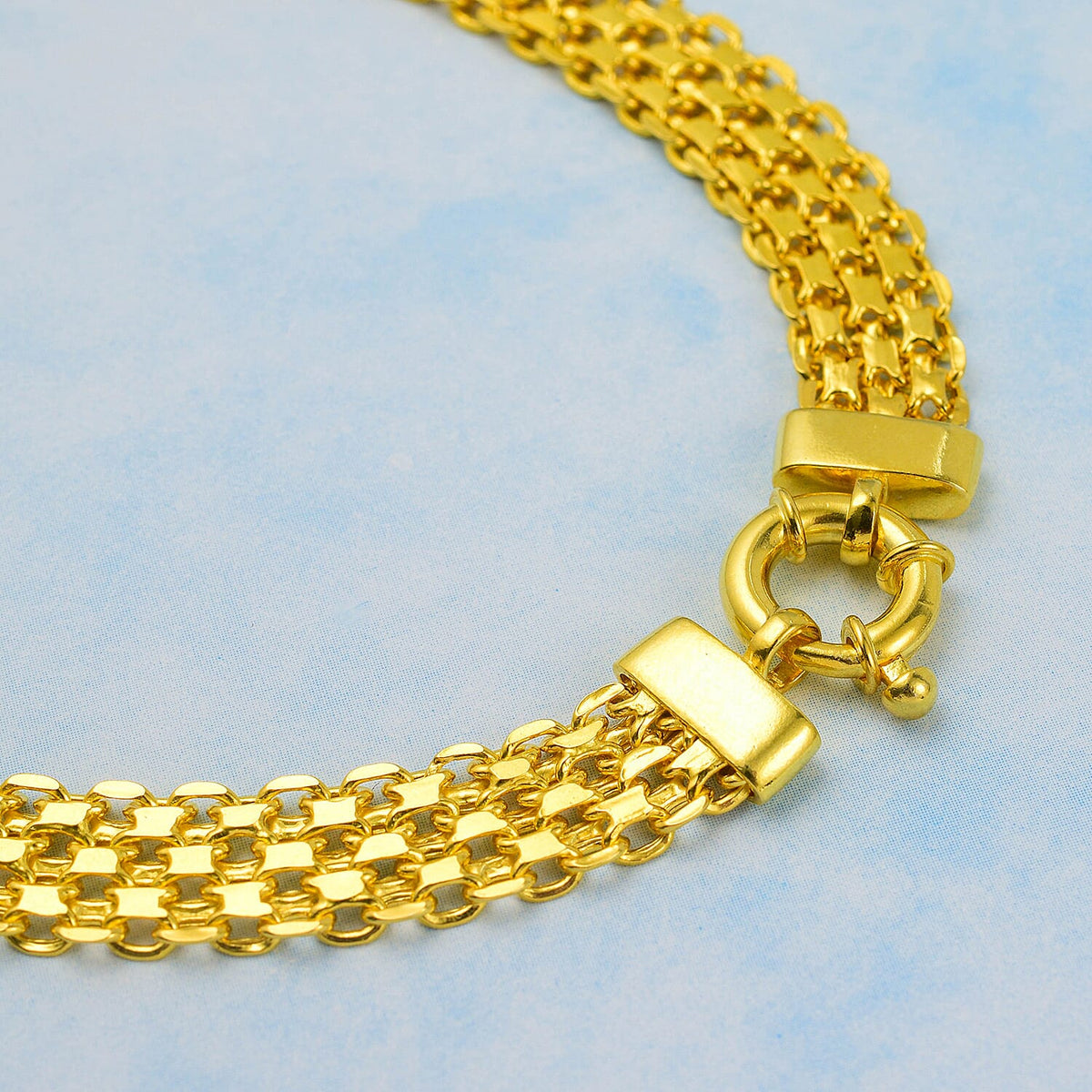 Vicenza Collection - Sterling Silver Bismark Necklace (Size - 20) 7725073 2
