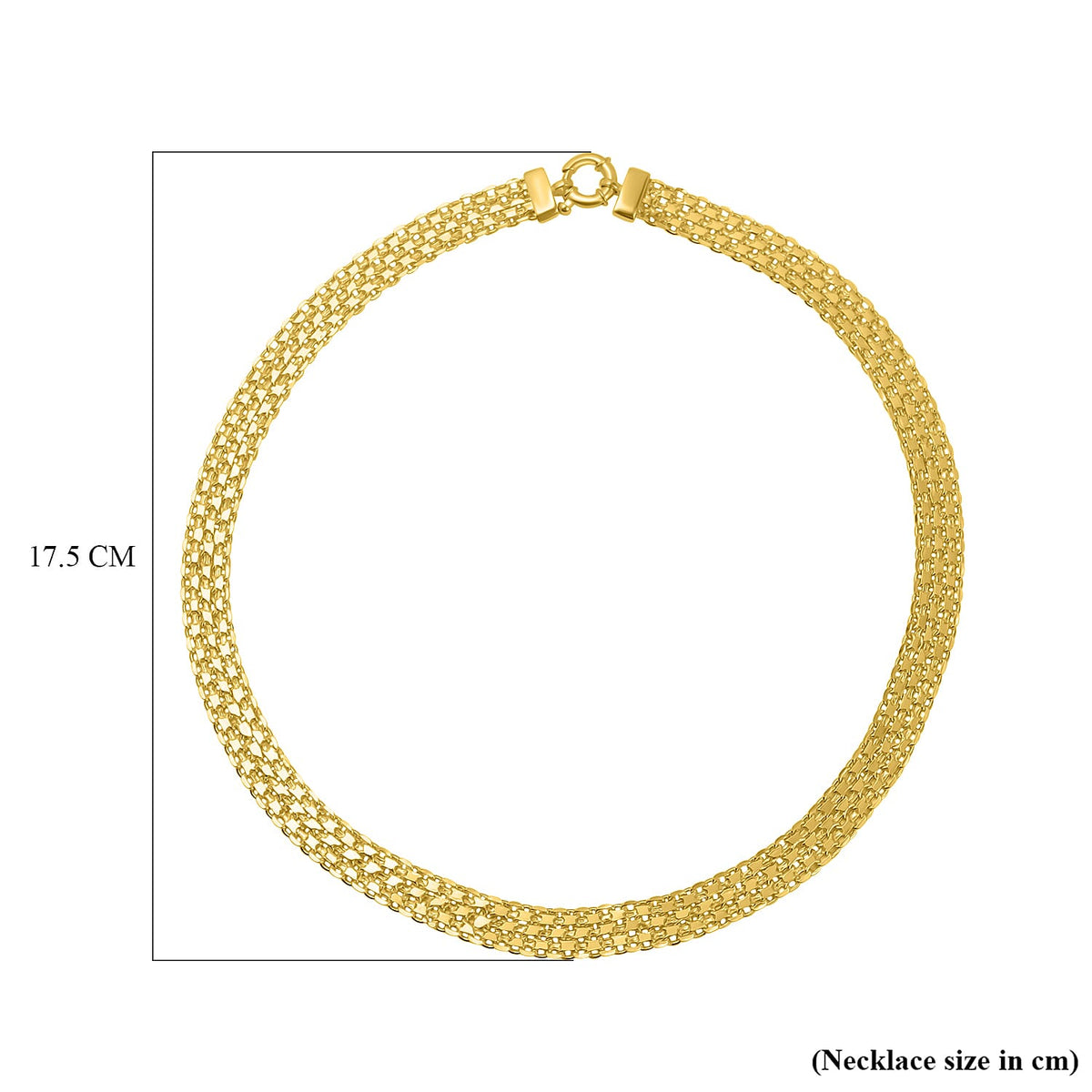 Vicenza Collection - Sterling Silver Bismark Necklace (Size - 20) 7725073 5
