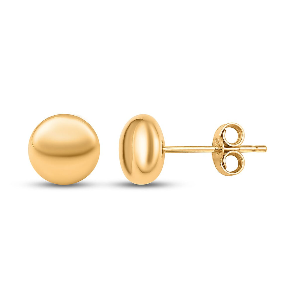 Hatton Garden Close Out Deal- 9K Yellow Gold Stud Earrings (with Push Back)