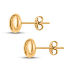 Hatton Garden Close Out Deal- 9K Yellow Gold Stud Earrings (with Push Back)