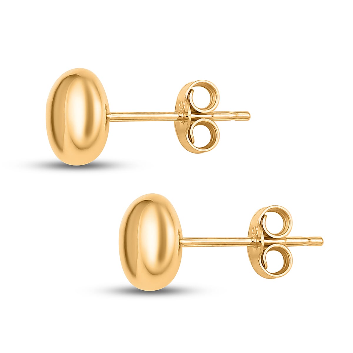 Vicenza Collection- 9K Yellow Gold Stud Earrings 8728843 3