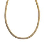 9K Yellow Gold Popcorn Snake Necklace (Size - 20) With Lobster Clasp, Gold Wt. 10.48 Gms
