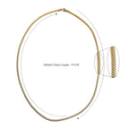 9K Yellow Gold Popcorn Snake Necklace (Size - 20) With Lobster Clasp, Gold Wt. 10.48 Gms