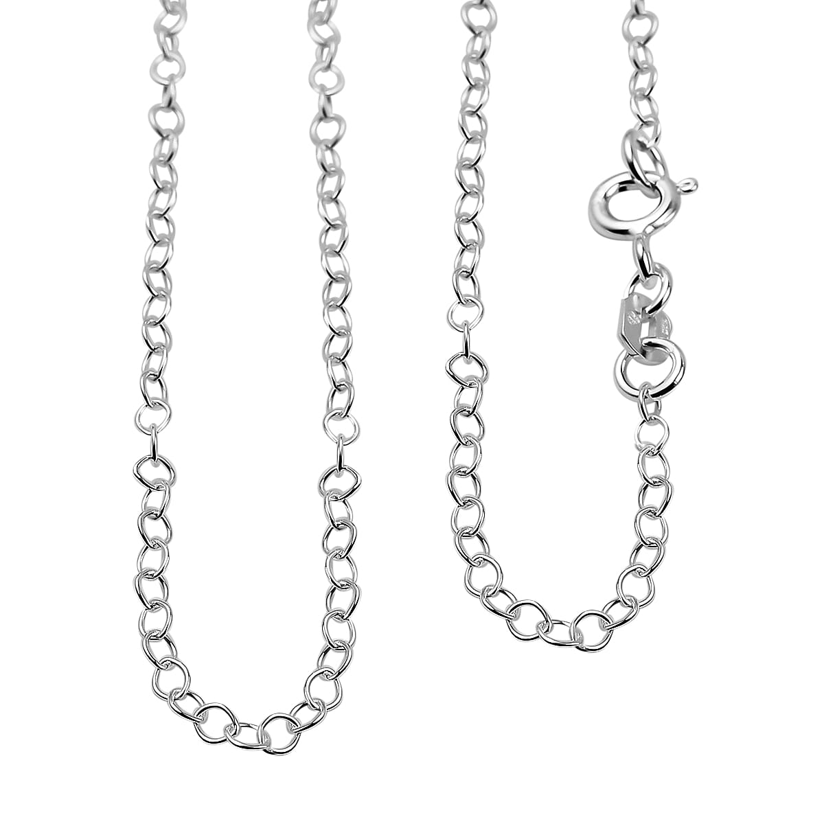 Vicenza Collection Belcher Chain in Sterling Silver 18 Inch 3226781 0