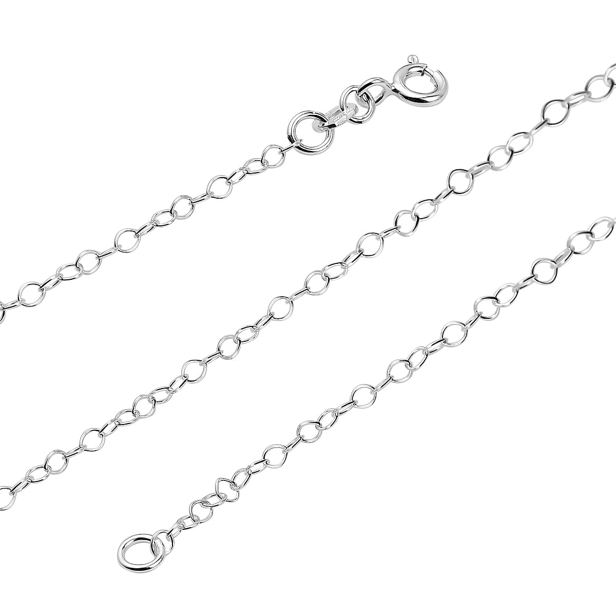 Vicenza Collection Belcher Chain in Sterling Silver 18 Inch 3226781 2