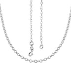 Italian Mega Deal- Sterling Silver Rolo Chain (Size 18) with Spring Ring Clasp
