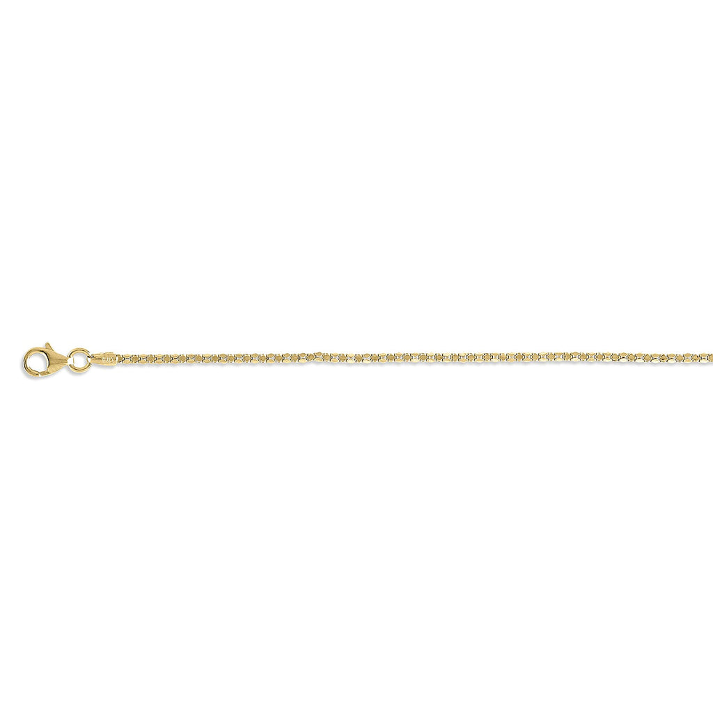 Vicenza Close Out - Designer Popcorn Link Necklace (Size 18) with Lobster Clasp in Yellow Gold Overlay Sterling Silver