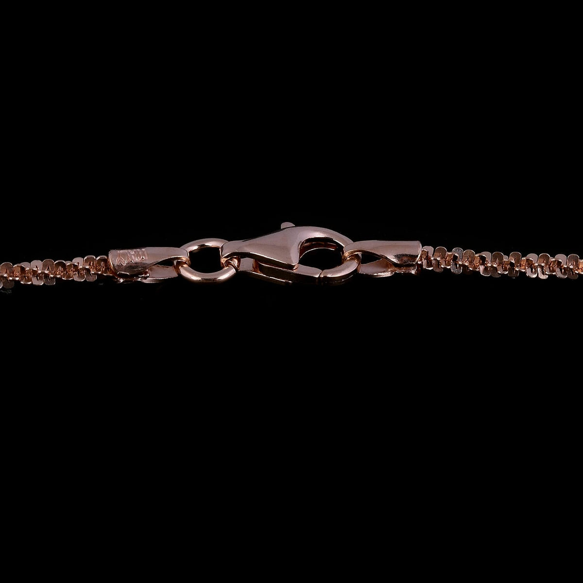 Vicenza Collection Italian Made Alternate Margarita Chain in Rose Gold Overlay Sterling Silver 24 Inches 6872216 3