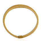 9K Yellow Gold Stretchable Mesh Bracelet (Size 6-10)