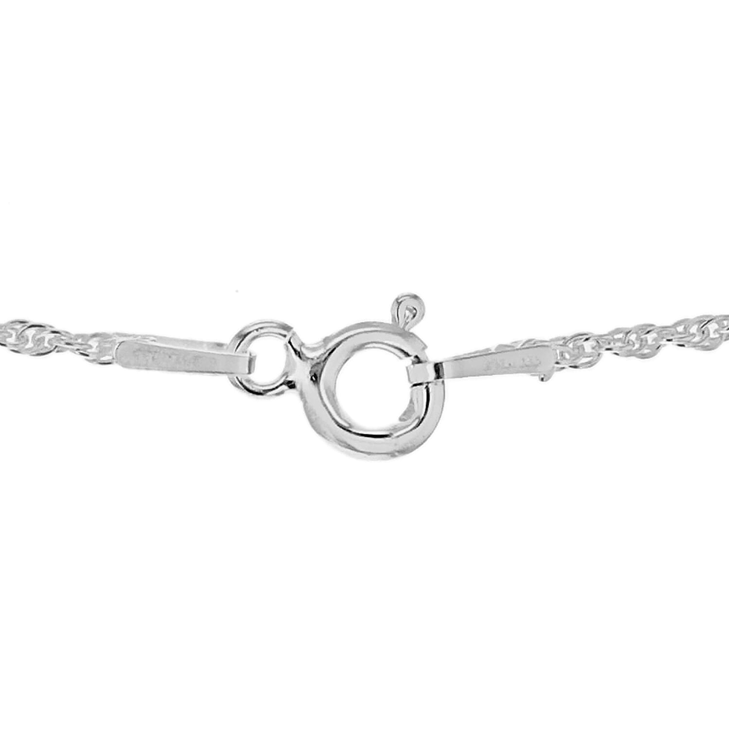 Vicenza Collection Prince of Wales Chain in Sterling Silver Size 22 Inch 3593503 2