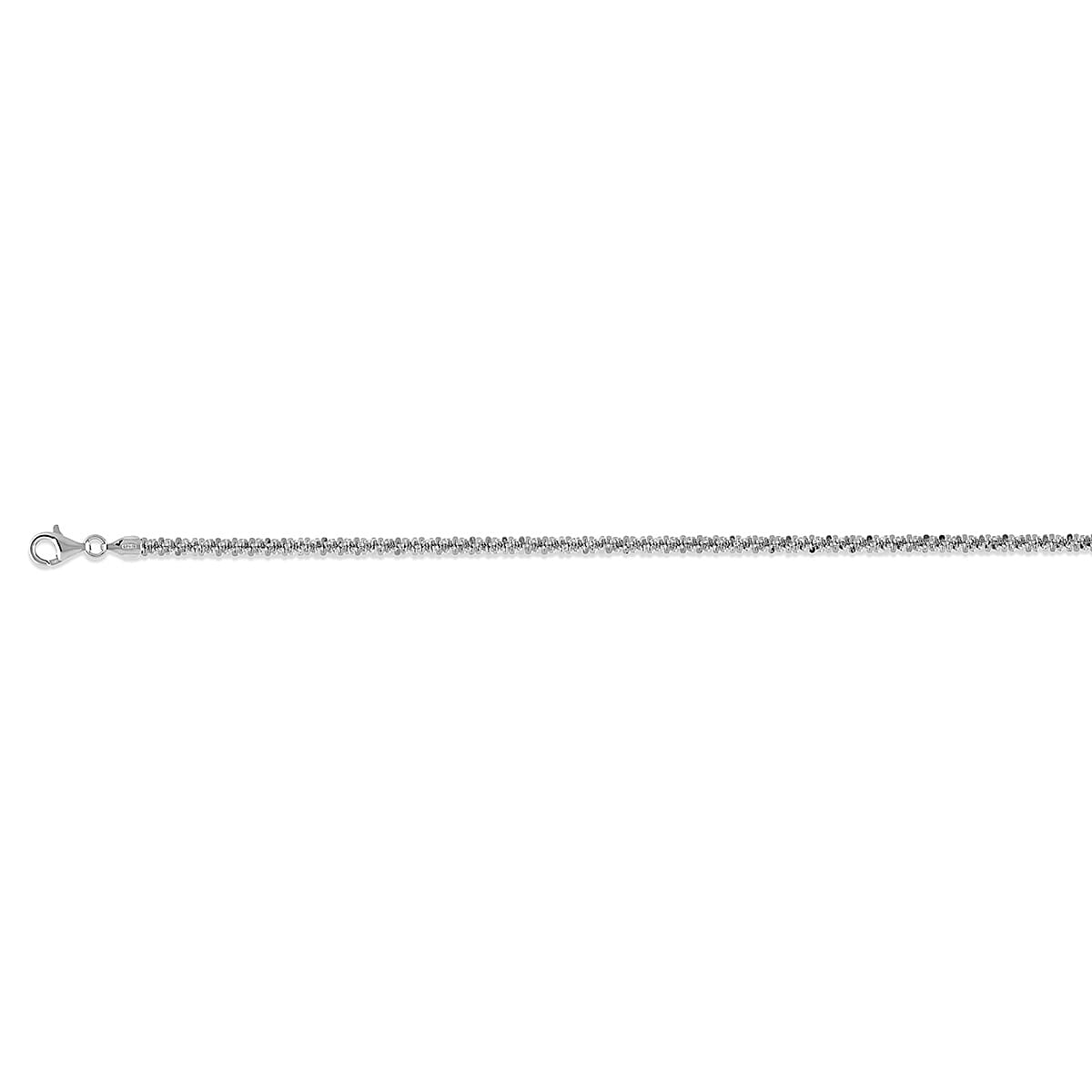 Vicenza Collection - Rhodium Overlay Sterling Silver Bracelet (Size - 7.5), 8183852 0