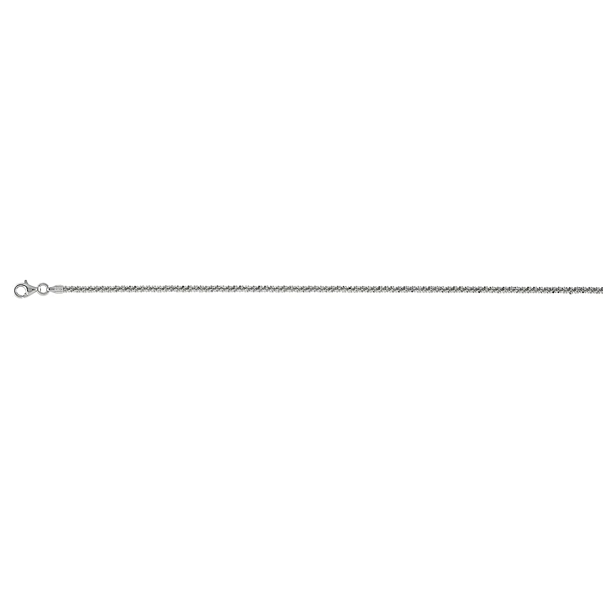 ROMA Italian Designer Close out Deal Rhodium Overlay Sterling Silver Bracelet (Size - 7.5) with Lobster Clasp V32535299 0